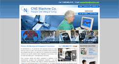 Desktop Screenshot of cnemachine.com